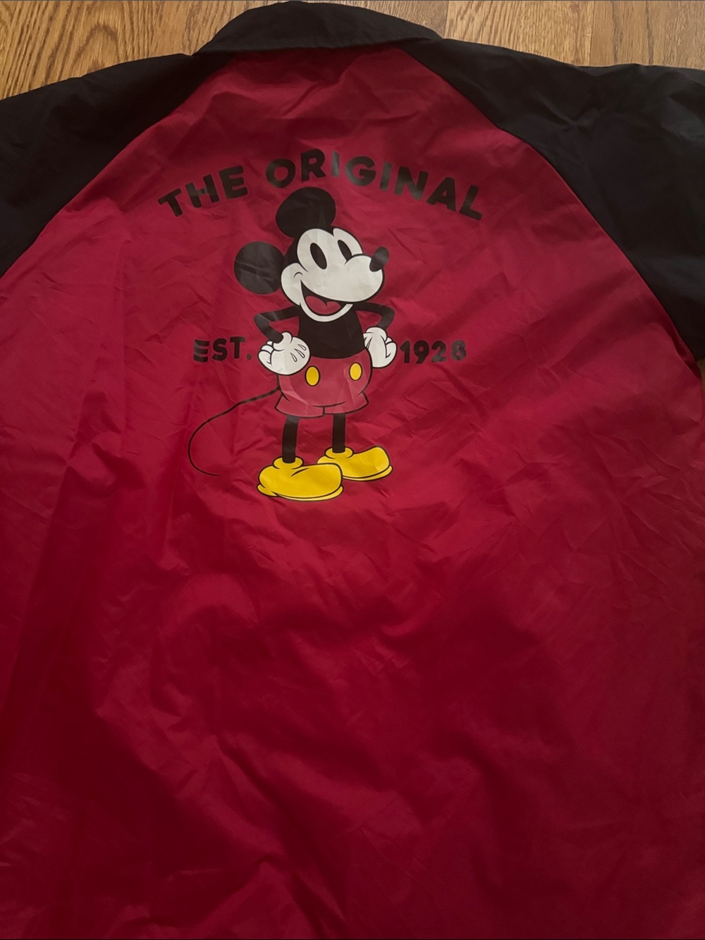 Disney Vans Red and Black Collaborator Jacket
Mickey Mouse, Youth XL